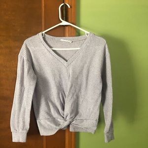 Pale purple LUSH sweater